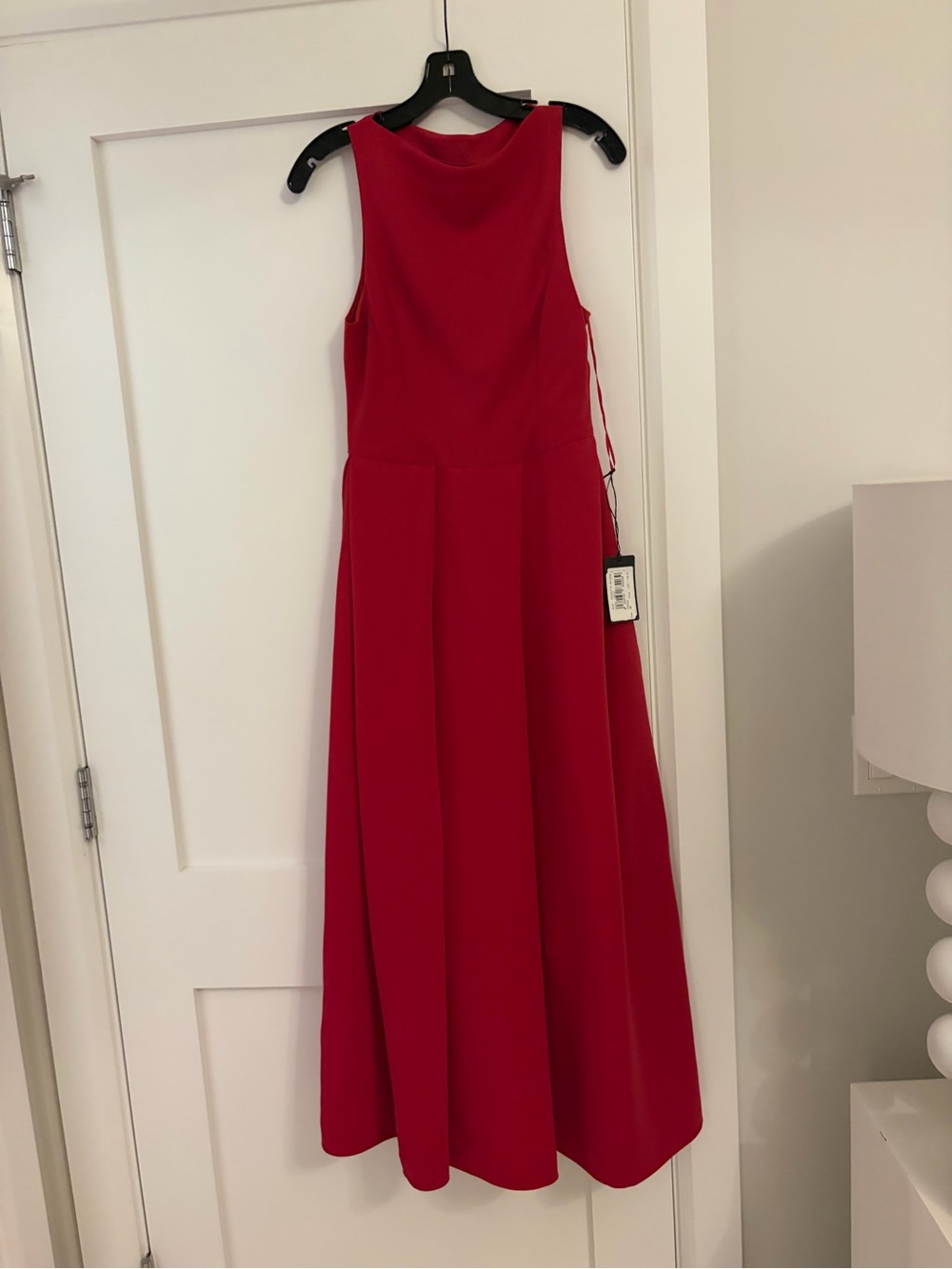 Emporio Armani Red Sleeveless Maxi Dress